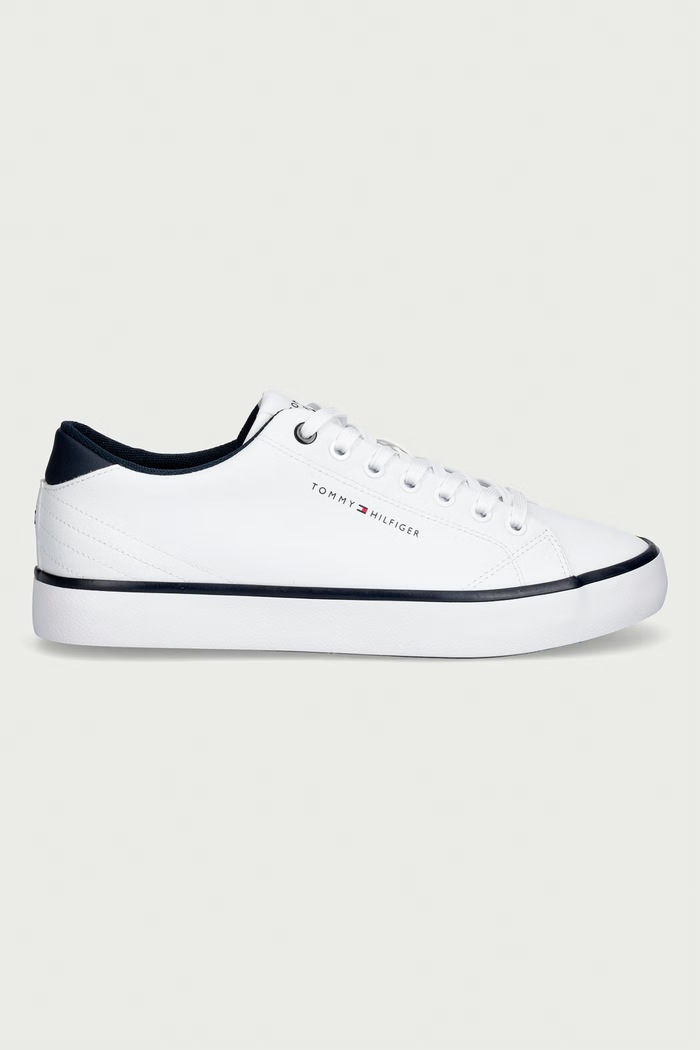 Tommy Hilfiger TH HI VULC CORE LOW LEATHER tenisówki męskie FM0FM05739 biały AW26