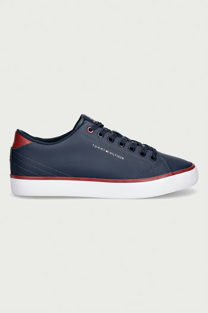 Tommy Hilfiger TH HI VULC CORE LOW LEATHER tenisice za muškarce FM0FM05739 mornarsko plava AW26