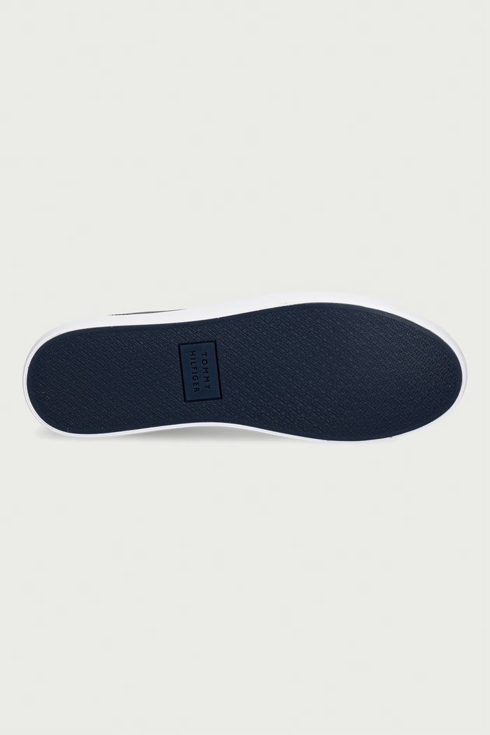 TH HI VULC CORE LOW LEATHER tenisice za muškarce Tommy Hilfiger mornarsko plava FM0FM05739