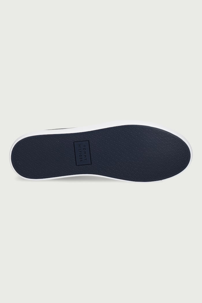 TH HI VULC CORE LOW LEATHER teniși pentru bărbați Tommy Hilfiger bleumarin FM0FM05739