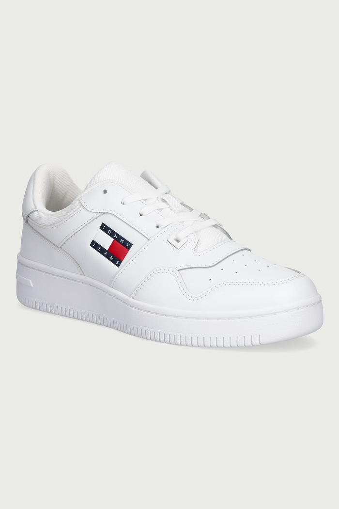 Tommy Jeans TJM RETRO BASKET ESS sneakersy męskie biały EM0EM01671