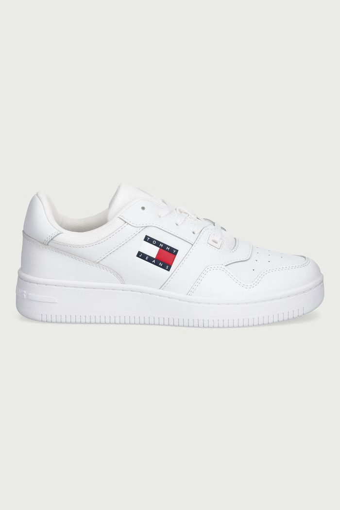 Tommy Jeans TJM RETRO BASKET ESS sneakersy męskie EM0EM01671 biały AW26