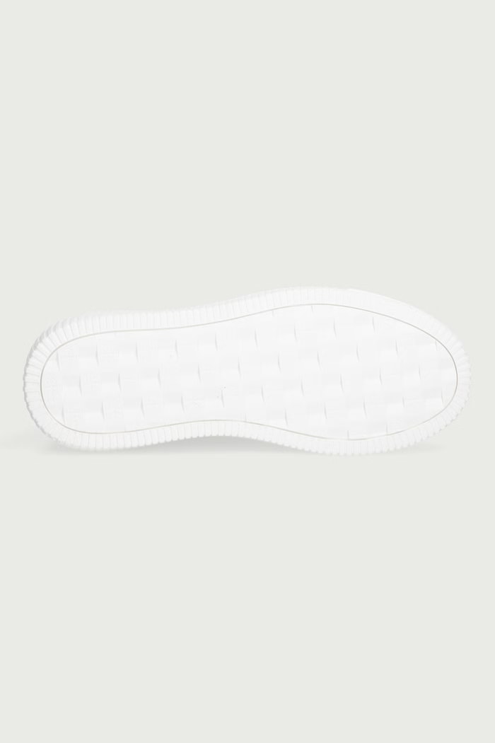 CHUNKY CUPSOLE MONO LTH sneakersy męskie skórzane Calvin Klein biały YM0YM013170LD