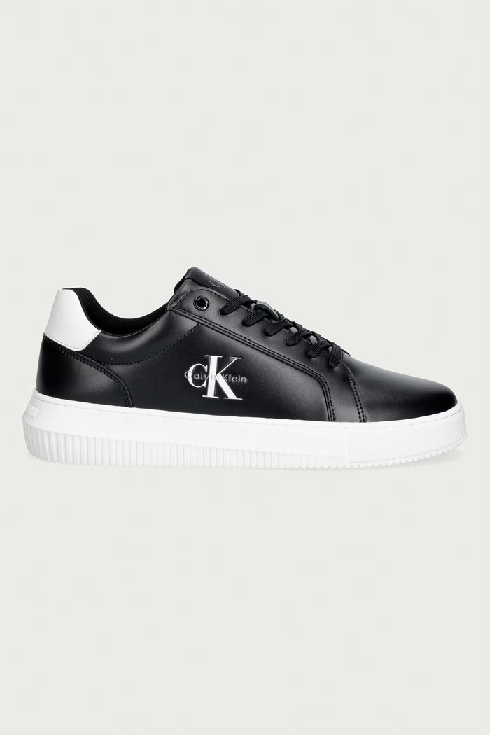 Calvin Klein CHUNKY CUPSOLE MONO LTH sneakers ανδρικά δερμάτινα YM0YM013170GJ μαύρο AW26
