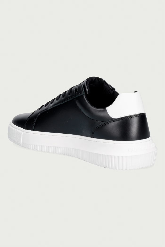 Παπούτσια Calvin Klein CHUNKY CUPSOLE MONO LTH sneakers ανδρικά δερμάτινα YM0YM013170GJ μαύρο
