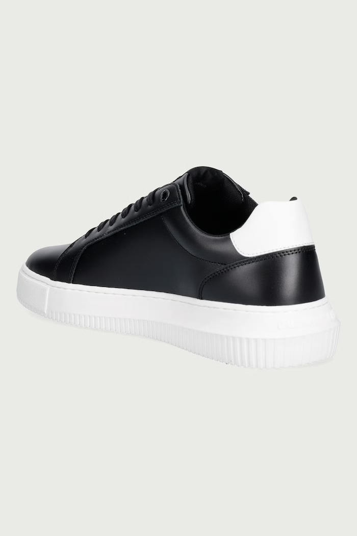 Obuv Calvin Klein CHUNKY CUPSOLE MONO LTH sneakers pánske kožené YM0YM013170GJ čierna
