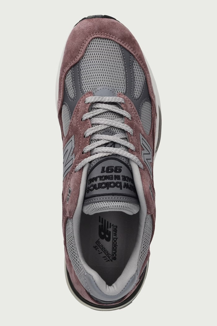 Made in UK sneakersy męskie New Balance U991MA2 fioletowy