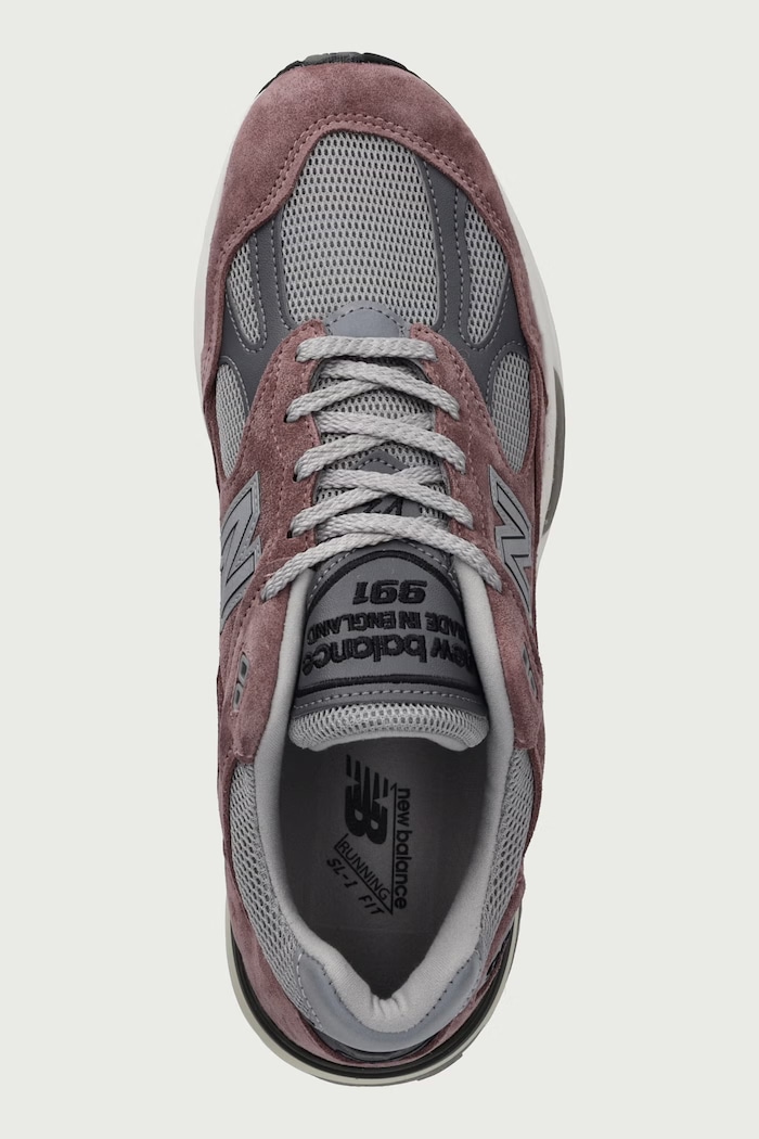 Made in UK sneakersy męskie New Balance U991MA2 fioletowy