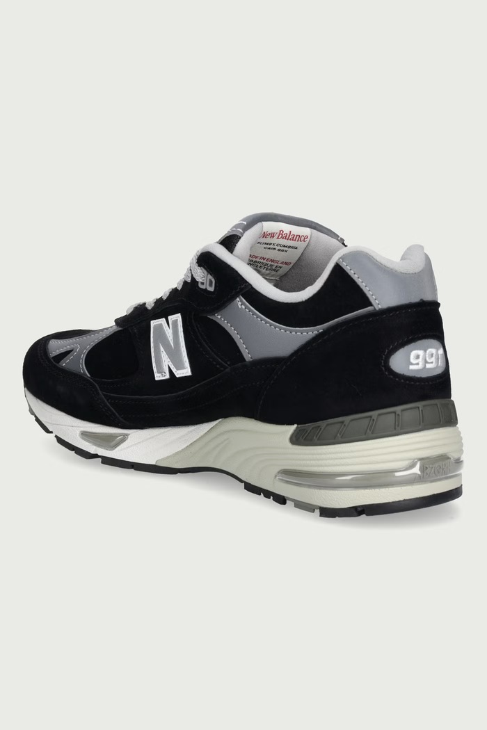 Obuwie New Balance Made in UK sneakersy męskie zamszowe M991PK1 czarny