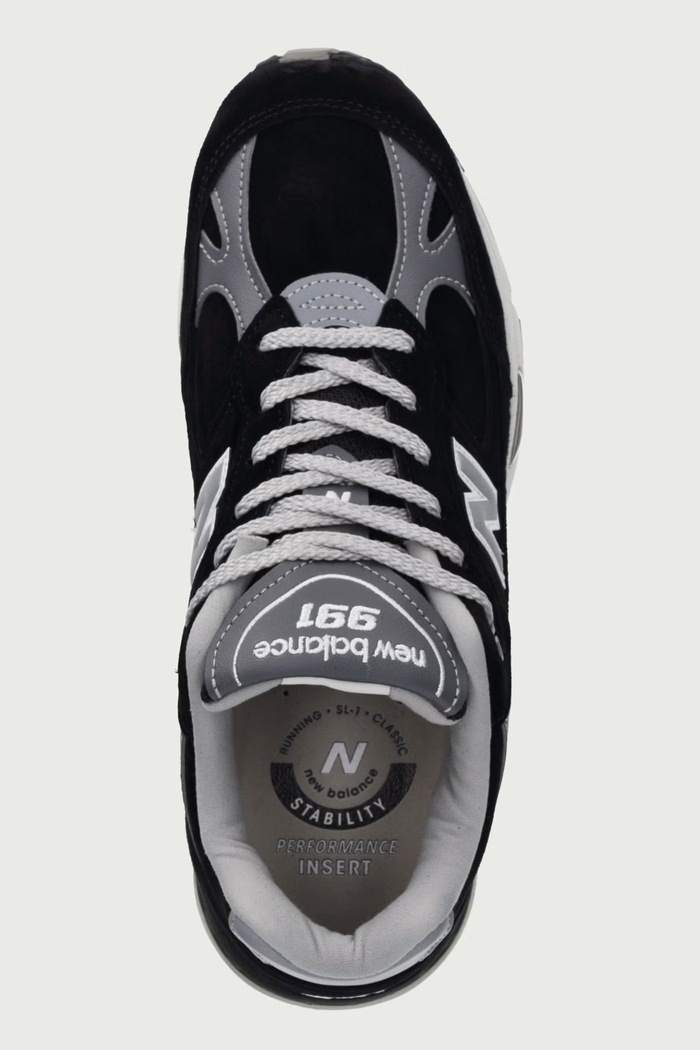 Made in UK sneakersy męskie zamszowe New Balance M991PK1 czarny