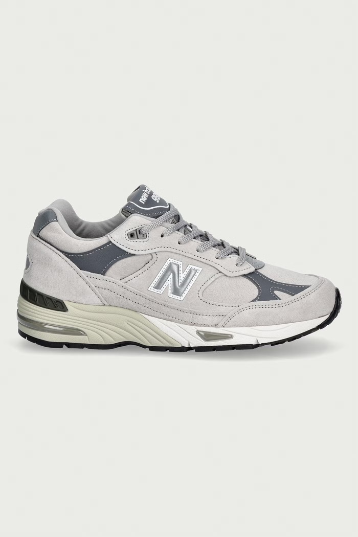 New Balance Made in UK sneakersy męskie zamszowe M991PG1 szary AW26