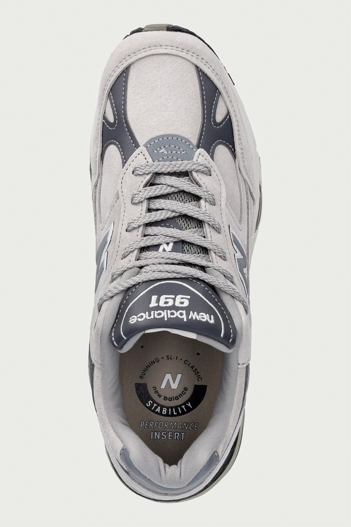 New Balance Made in UK sneakersy męskie zamszowe szary M991PG1