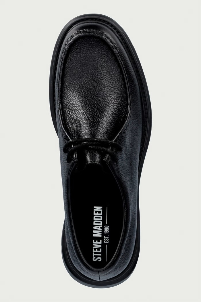 Półbuty męskie skórzane Reice Steve Madden 12000760.BCE czarny