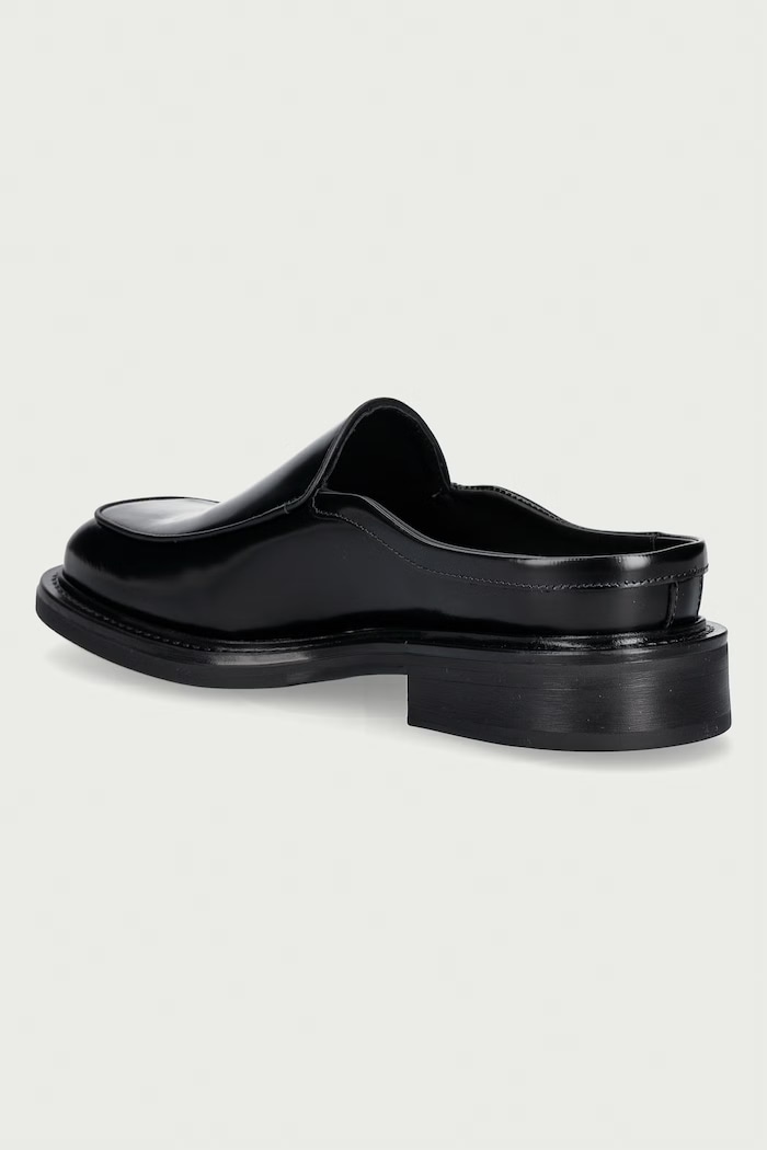 Obuwie Filling Pieces klapki męskie skórzane 122611346323 czarny