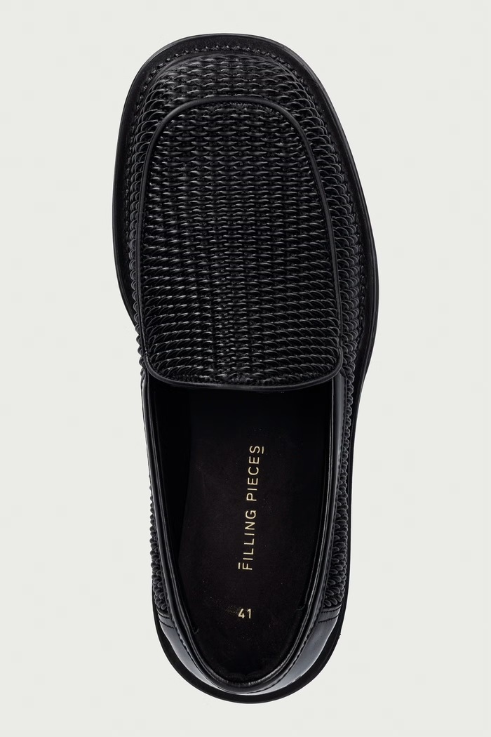 Filling Pieces mokasyny męskie czarny 122611345202