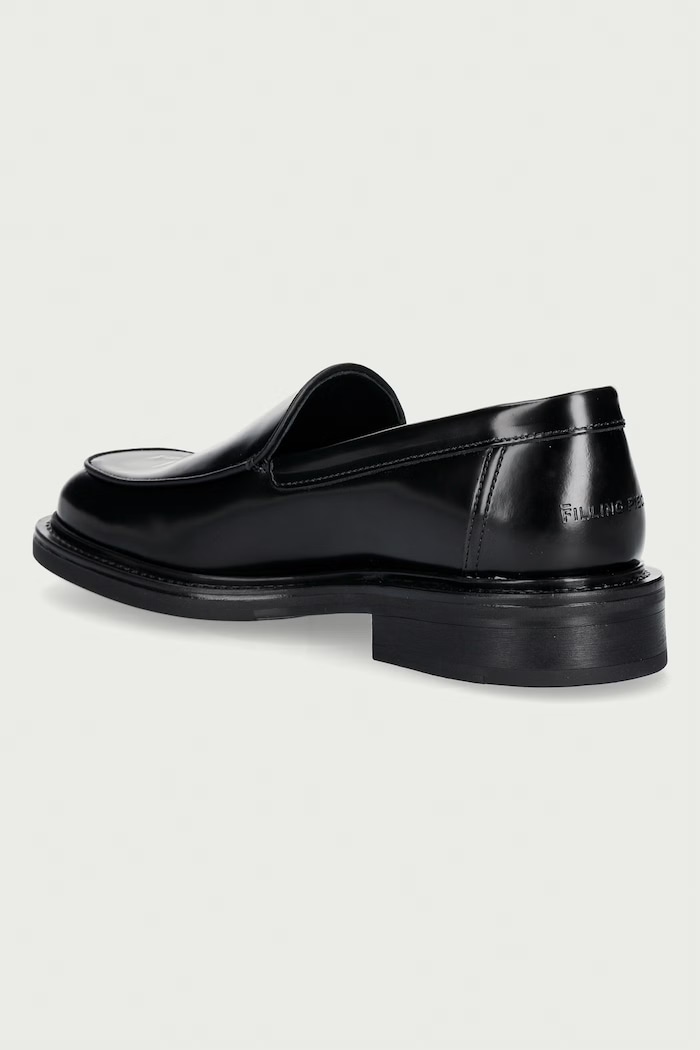 Obuwie Filling Pieces mokasyny męskie skórzane 122611345323 czarny