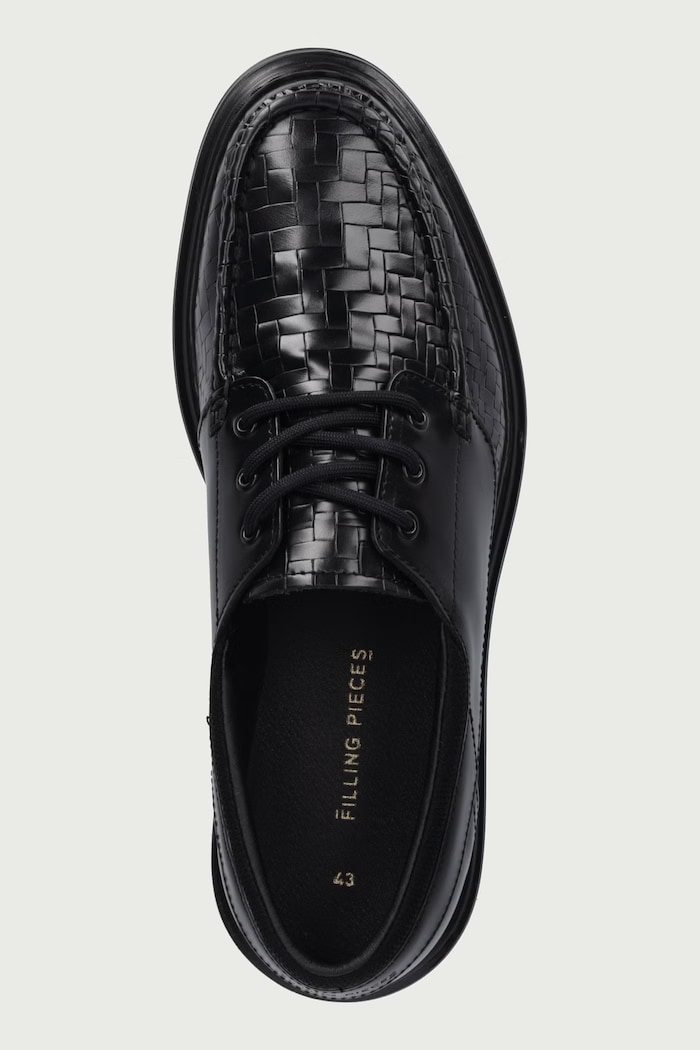 Moccasins Men's leather Filling Pieces 122611339350 black