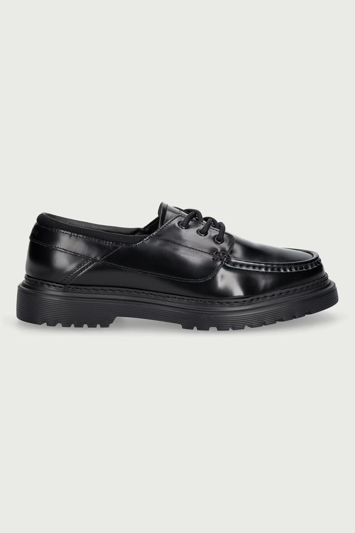 Filling Pieces Mokasinke za muškarce od kože 122611339323 crna AW26