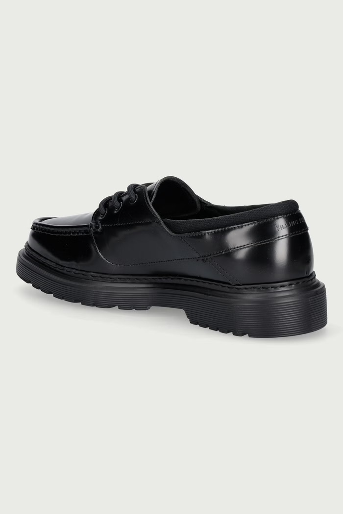 Obuća Filling Pieces Mokasinke za muškarce od kože 122611339323 crna