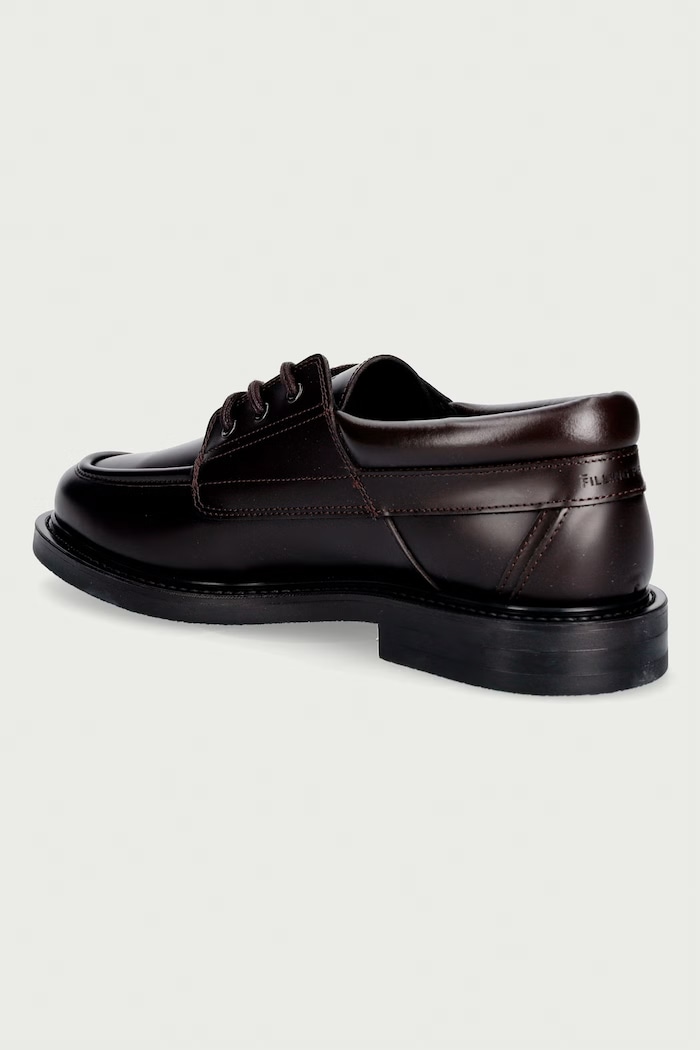Obuwie Filling Pieces Półbuty męskie skórzane 122611340323 brązowy