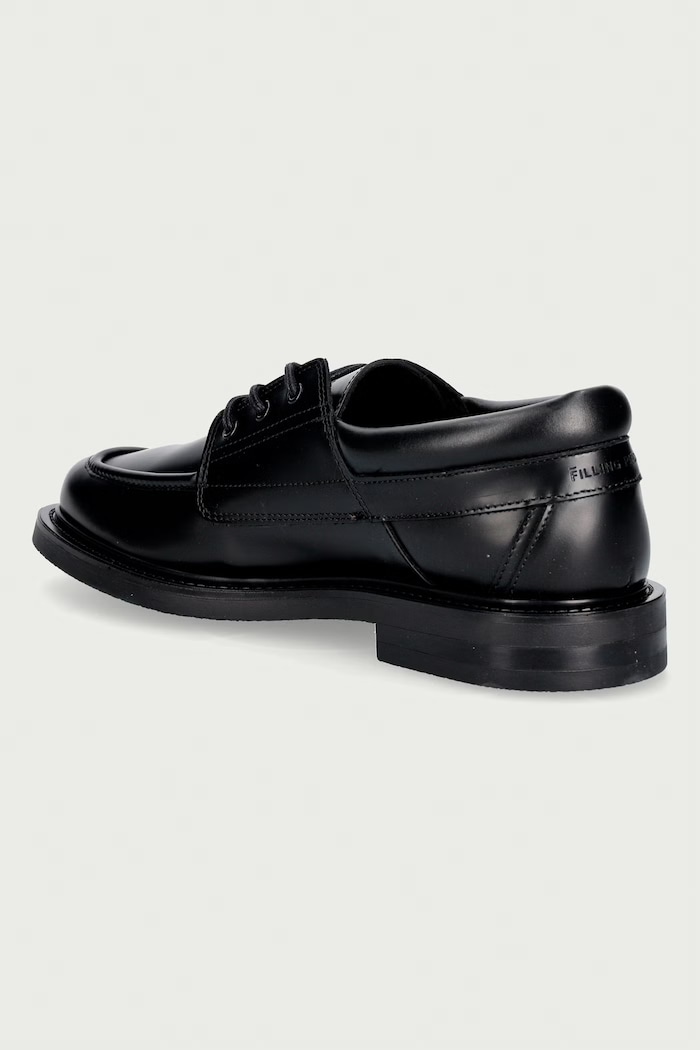 Obuwie Filling Pieces Półbuty męskie skórzane 122611340323 czarny