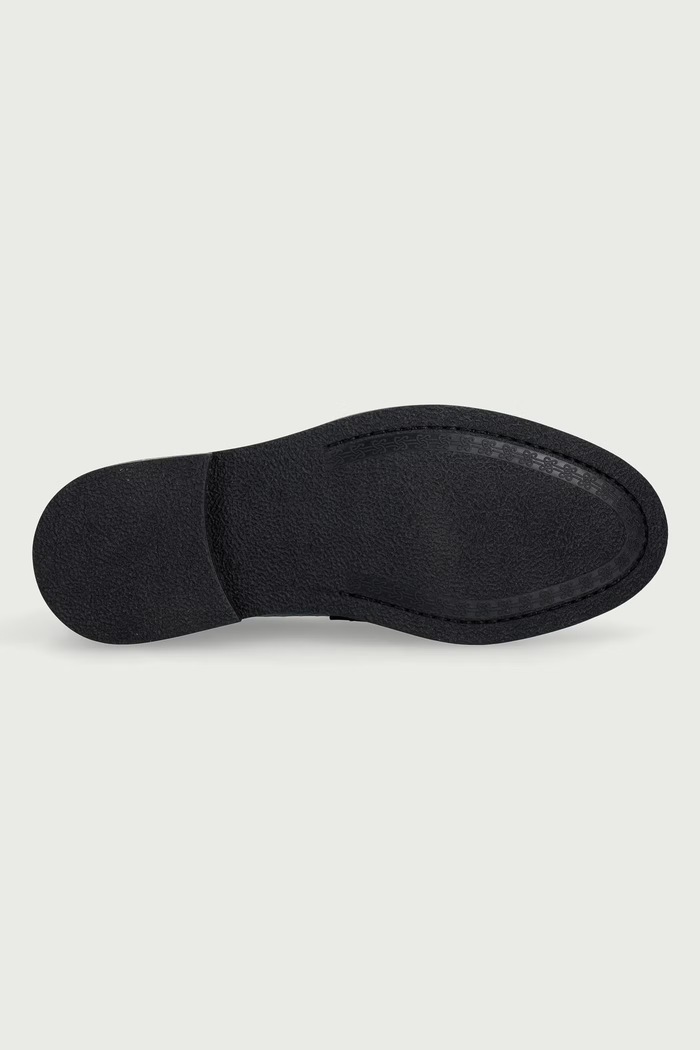 Mokasyny męskie skórzane Filling Pieces czarny 122611303350