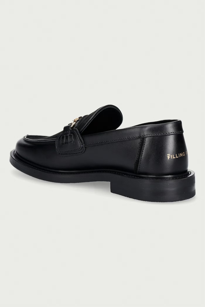 Obuwie Filling Pieces mokasyny męskie skórzane 122611303315 czarny