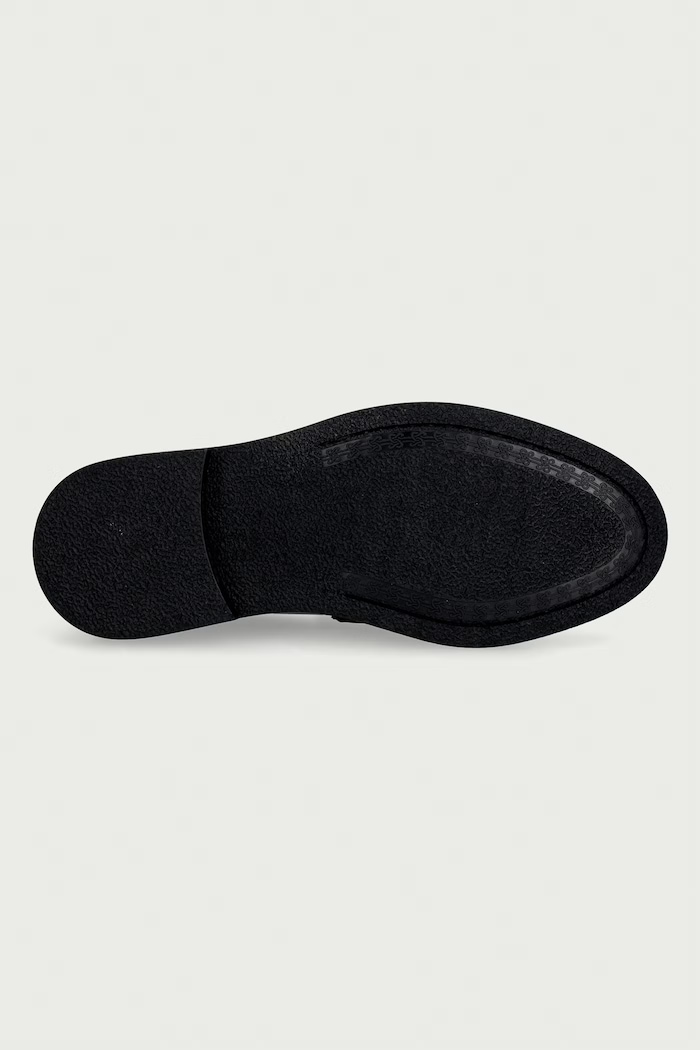 Mokasyny męskie skórzane Filling Pieces czarny 122611303349