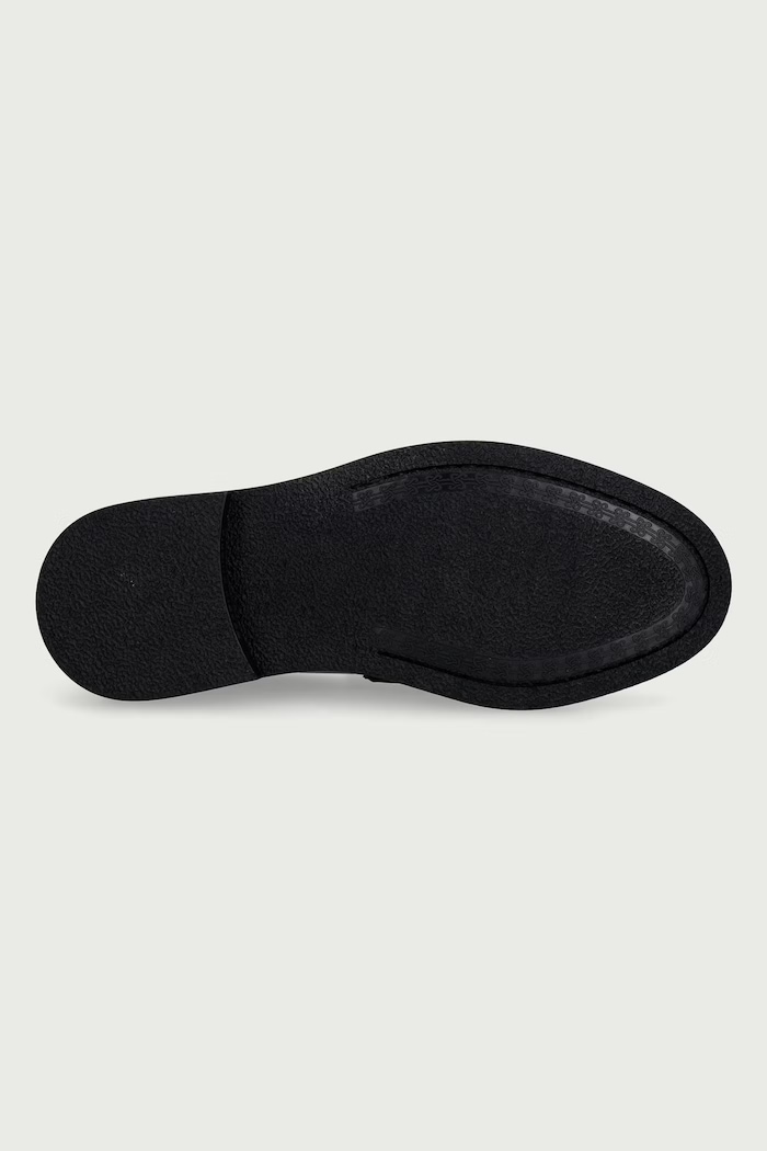 Moccasins Men's leather Filling Pieces black 122611303349