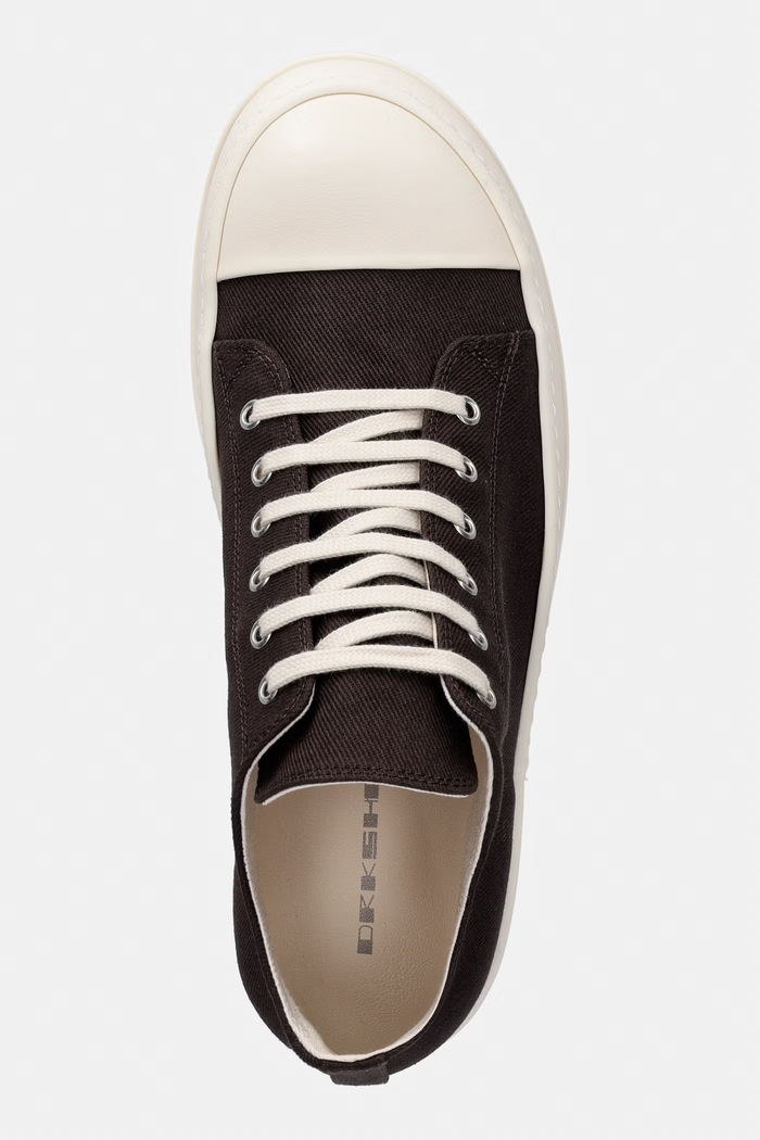 Rick Owens DRKSHDW Low кеди чоловічі коричневий DU02F6802.DO