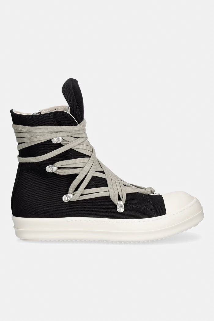 Rick Owens DRKSHDW Megalace класичні кеди чоловічі DU02F6809.DOW1 чорний AW26