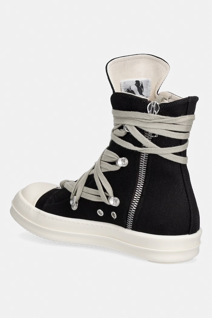 Взуття Rick Owens DRKSHDW Megalace класичні кеди чоловічі DU02F6809.DOW1 чорний