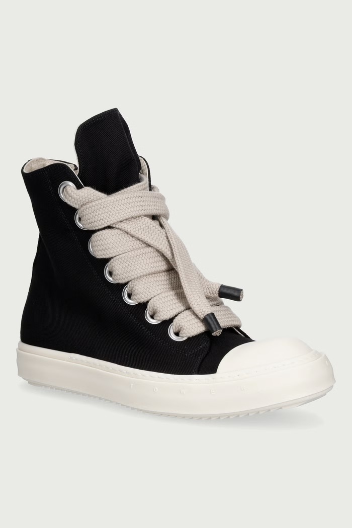 Rick Owens DRKSHDW Jumbolace tenisice za muškarce crna DU02F6818.DOH4W2