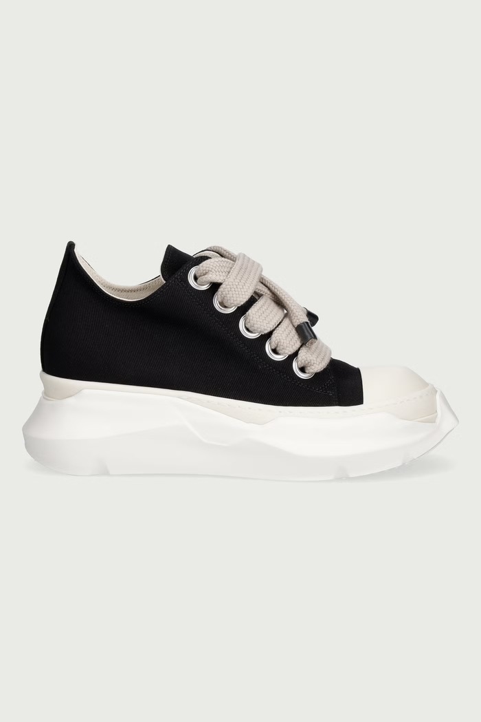 Rick Owens DRKSHDW Jumbolace Abstract Low tenisice za muškarce DU02F6845.DOW2 crna AW26