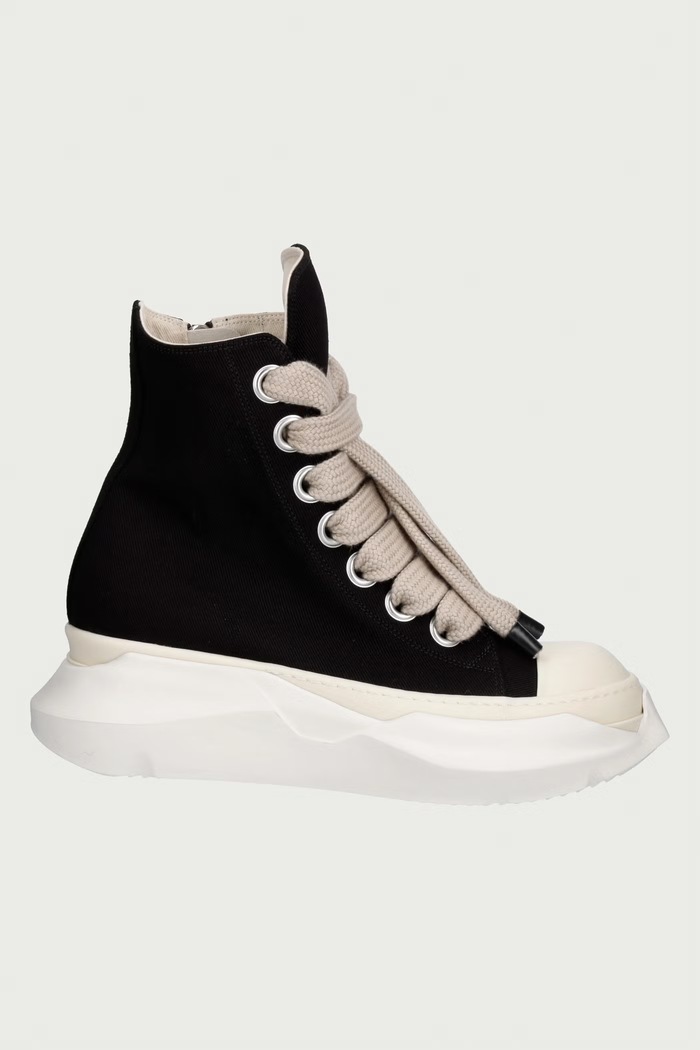 Rick Owens DRKSHDW Jumbolace Abstract tenisice s platformom za muškarce DU02F6844.DOW2 crna AW26