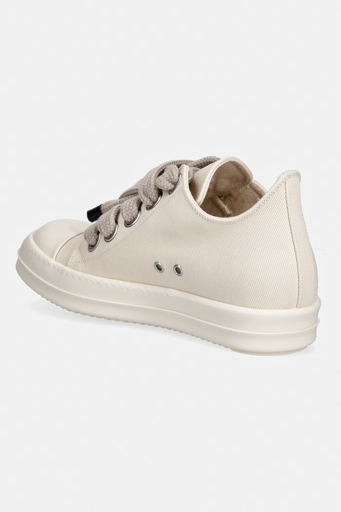 Boty Rick Owens DRKSHDW Jumbolace Low tenisky pánské DU02F6819.DOW2 béžová