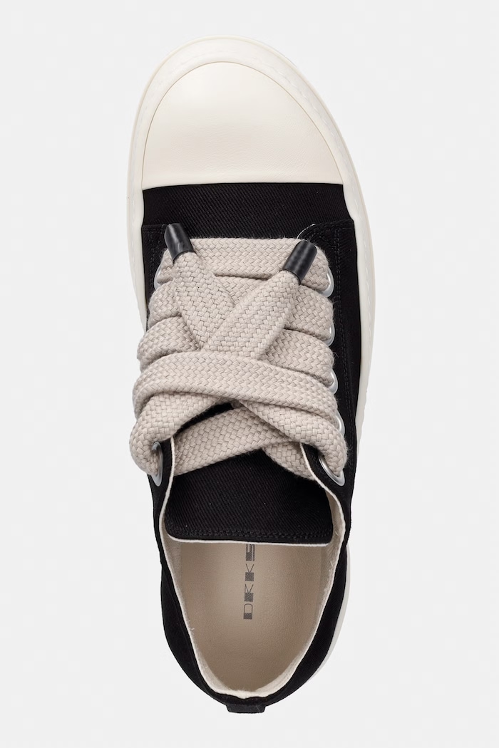 Rick Owens DRKSHDW Jumbolace Low кеди чоловічі чорний DU02F6819.DOW2