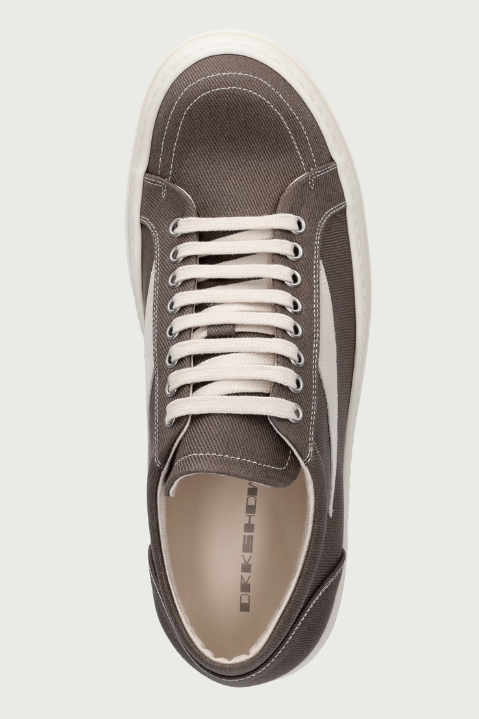Vintage tenisice za muškarce Rick Owens DRKSHDW DU02F6803.DOLVS siva