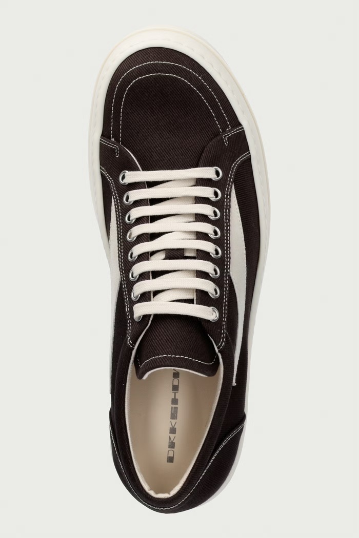 Vintage tenisice za muškarce Rick Owens DRKSHDW DU02F6803.DOLVS smeđa