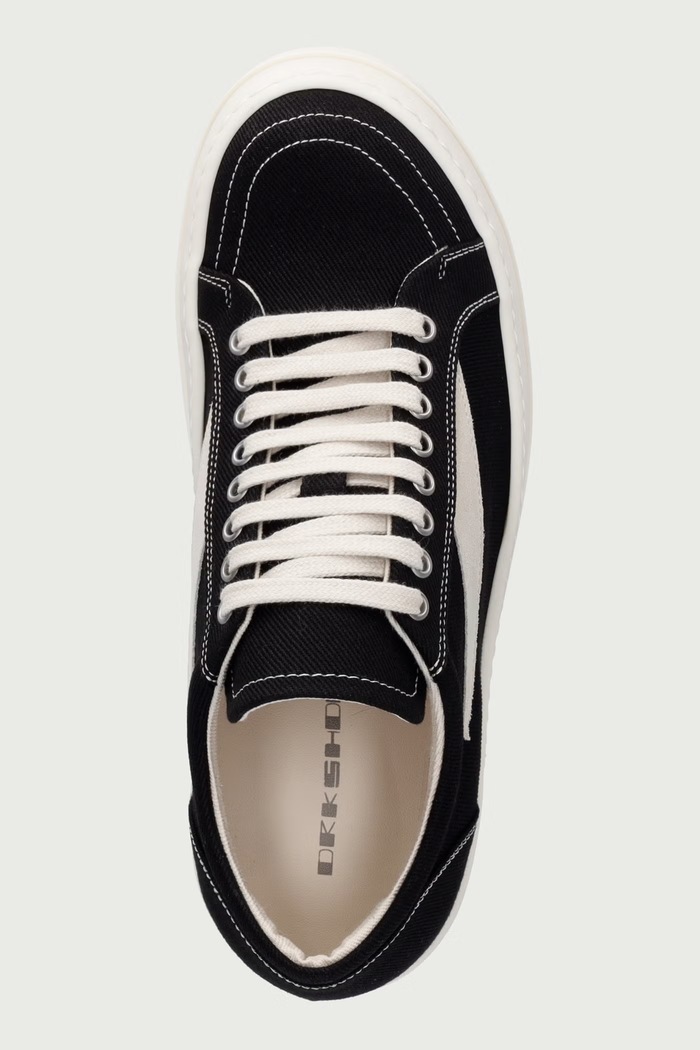 Vintage tenisice za muškarce Rick Owens DRKSHDW DU02F6803.DOLVS crna