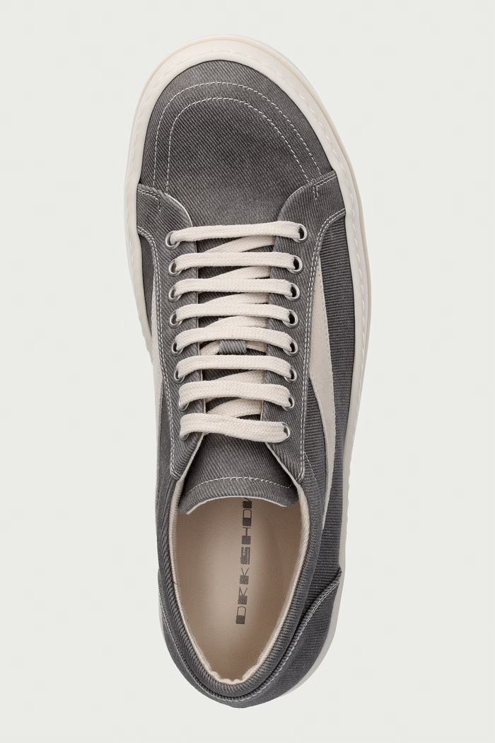 Vintage tenisice za muškarce Rick Owens DRKSHDW DU02F6803.DLDLVS siva