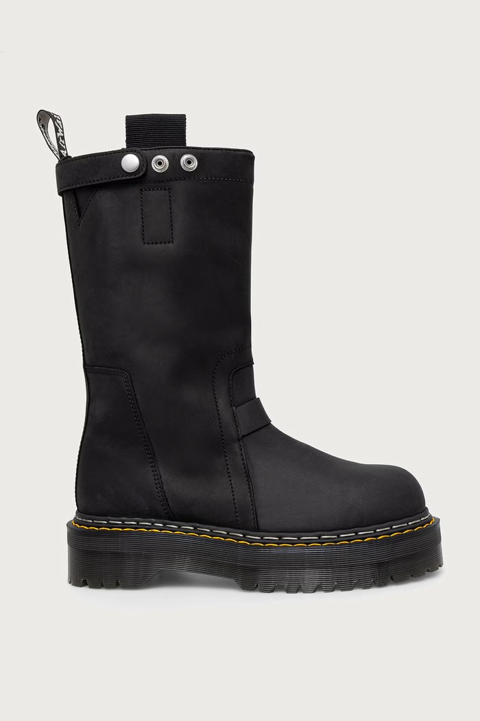 Rick Owens DRKSHDW Rick Owens DRKSHDW x Dr. Martens взуття чоловіче шкіряне DM02F1814.4001 чорний AW26