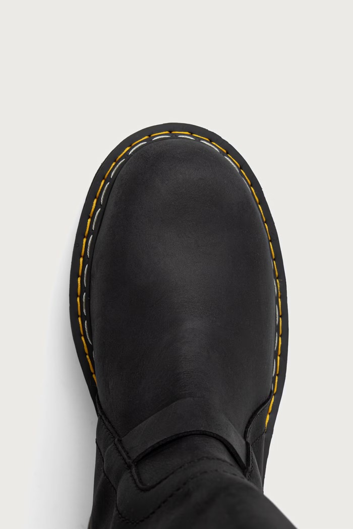 Rick Owens DRKSHDW x Dr. Martens взуття чоловіче шкіряне Rick Owens DRKSHDW DM02F1814.4001 чорний