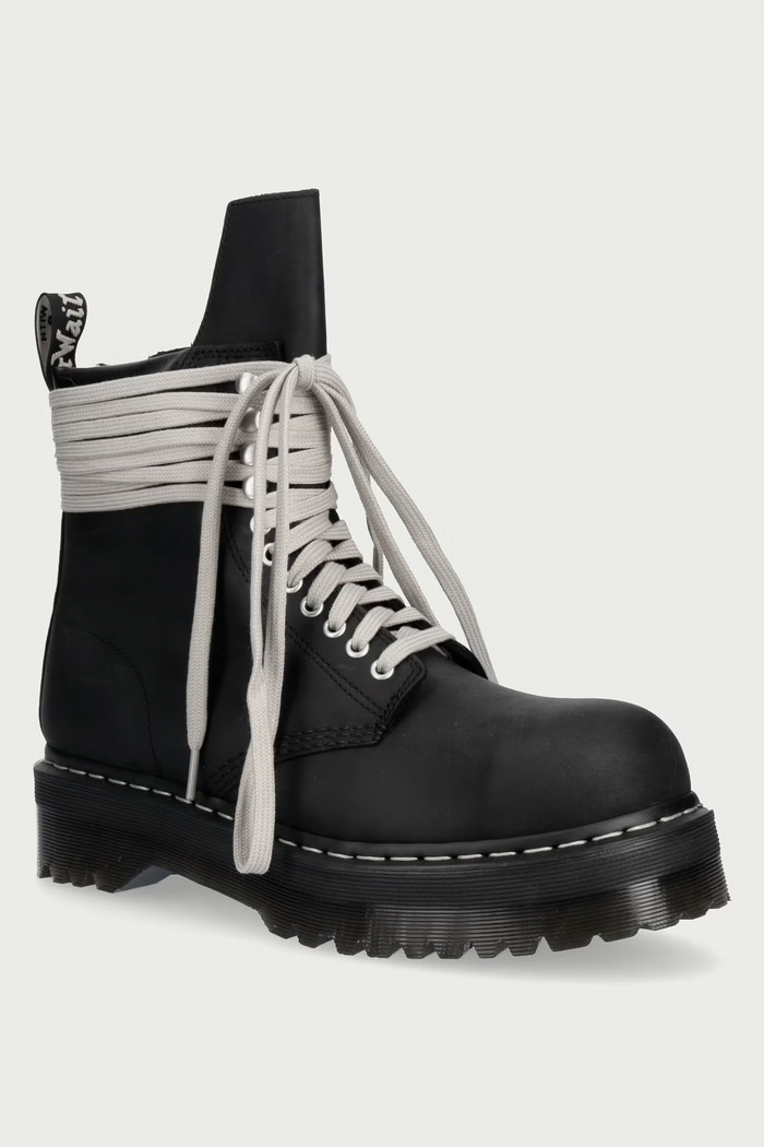 Rick Owens DRKSHDW Rick Owens DRKSHDW x Dr. Martens похідні черевики чоловічі шкіряні чорний DM02F1813.3001