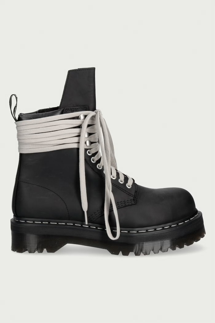 Rick Owens DRKSHDW Rick Owens DRKSHDW x Dr. Martens похідні черевики чоловічі шкіряні DM02F1813.3001 чорний AW26