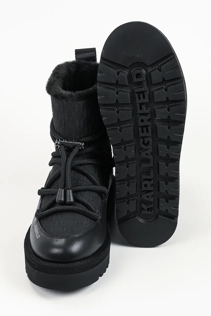 Thermo śniegowce męskie Karl Lagerfeld czarny KL28546J.40X