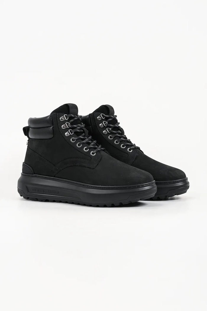 Karl Lagerfeld Buty męskie nubukowe Kapri KL57548.20X czarny AW26