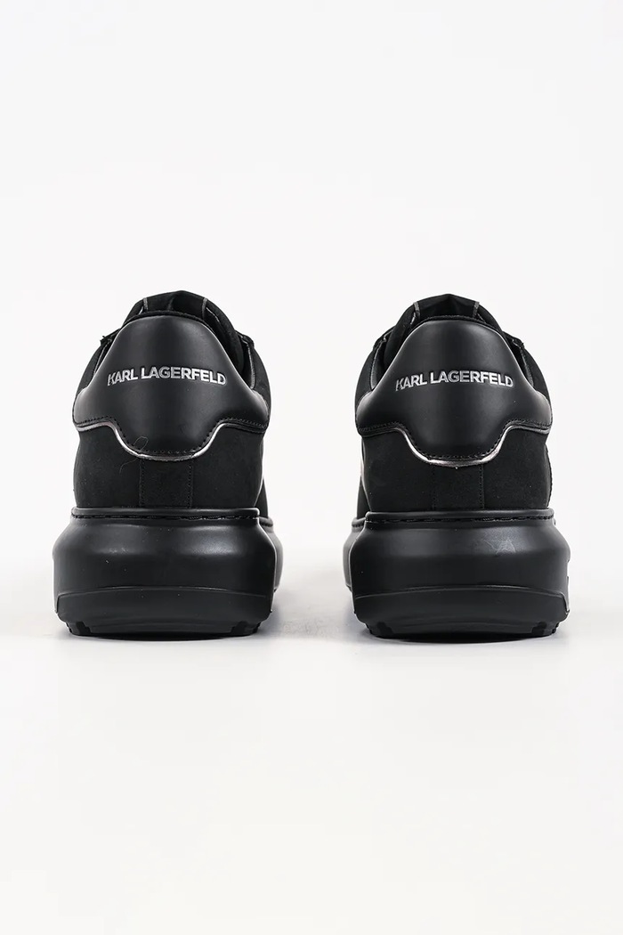 Obuwie Karl Lagerfeld Kapri sneakersy męskie nubukowe KL57527N.20X czarny