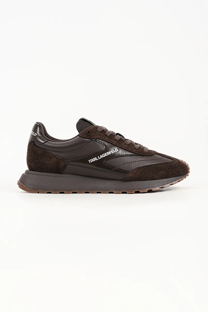 Karl Lagerfeld Kairo sneakersy męskie skórzane czarny KL51117.344
