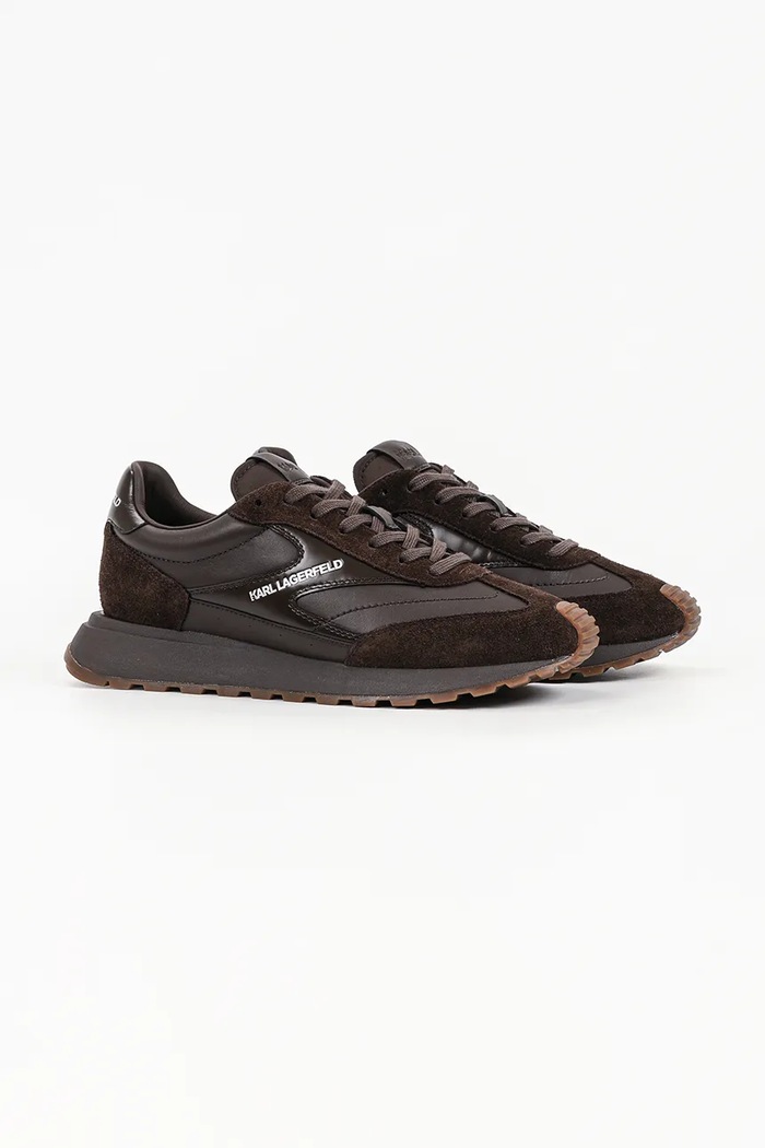 Karl Lagerfeld Kairo sneakersy męskie skórzane KL51117.344 czarny AW26